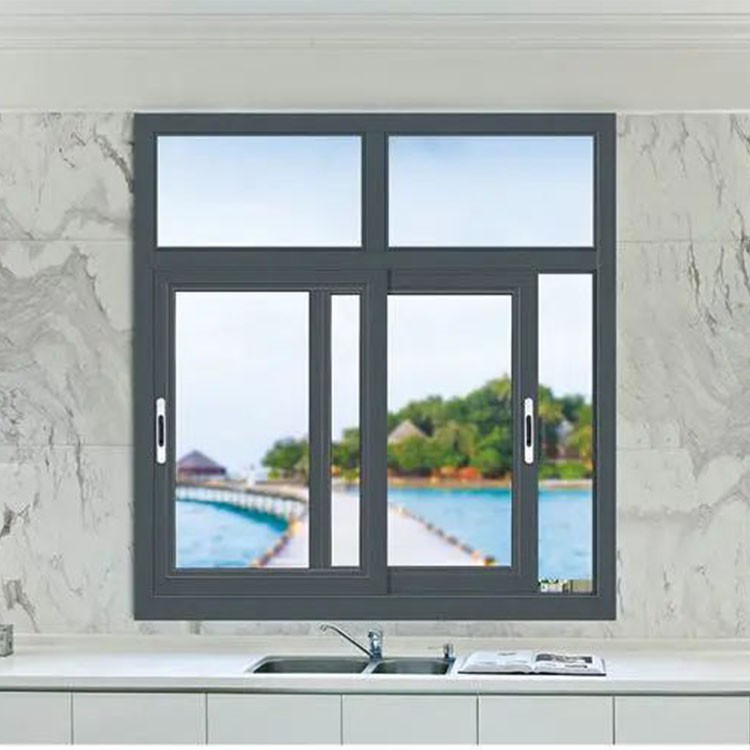 2 Tracks Aluminium Sliding Window