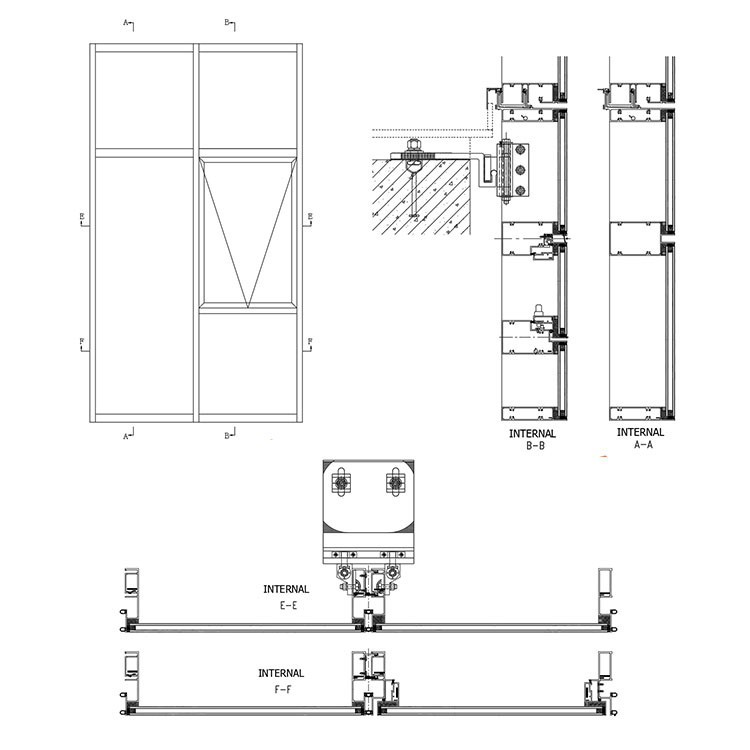 Unit and Mullion Curtain Wall System 3